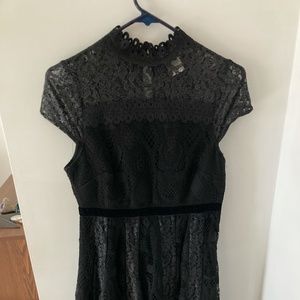 Black Foxiedox Maisie dress